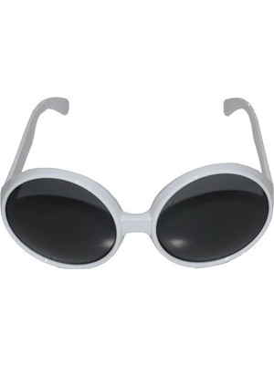 Eco Lounge 80 Li Yıllar Beyaz Renk Nostalji Yeşilçam Parti Gözlüğü