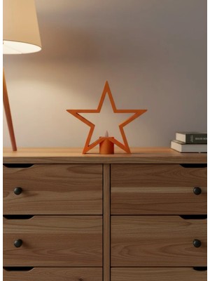 Asa Store Yıldız Mumluk Turuncu