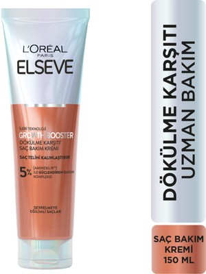 Elseve Growth Booster Dökülme Karşıtı Saç Bakım Kremi 150 ml Seyrelmeye Eğilimli Saçlar İçin