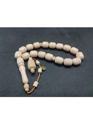 İskeçe Tesbih Hali̇l Hi̇lmi̇ Usta Eseri̇ Kolleksi̇yonluk Yerli̇ Ağaç Grubu Kokulu Maskot Katran