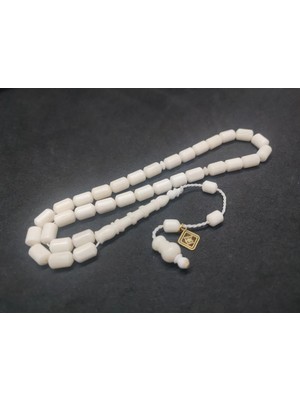 İskeçe Tesbih Iskeçeli̇ Cemi̇l Usta Eseri̇ El Boy Çi̇ft Ci̇lalı Mevlevi̇ Model Deve Kemi̇ği̇