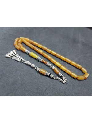 İskeçe Tesbih Şevket Alkan Usta Eseri̇ Gümüş Nakkaş Işlemeli̇ Objeden  Katali̇n