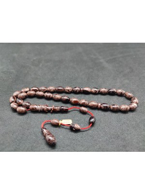 İskeçe Tesbih Serdal Akdeniz Usta Eseri Imame Halkalı El Boy Objeden Katalin Sertifikalı 9576