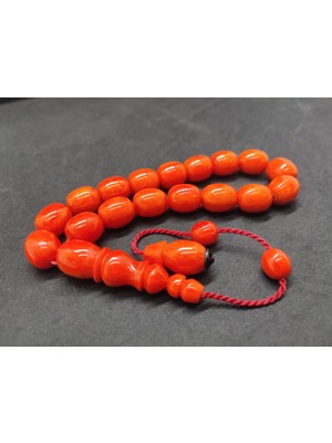 İskeçe Tesbih Enes Abdo Usta Eseri Renginin Zirvesi Bir Maskot Bakalit Sertifikalı 9555