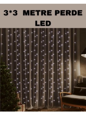 Eco Lounge Enerji Tasarruflu 3x3 LED Işık – Parti, Yılbaşı ve Organizasyon