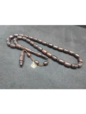 İskeçe Tesbih Hakan Kaya Usta Eseri̇ Macassar Abanoz Ağacı