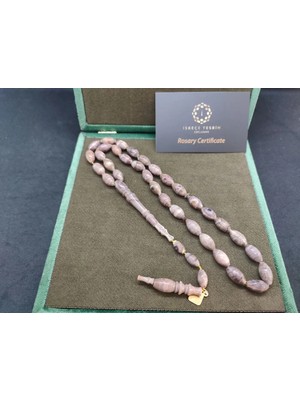 İskeçe Tesbih Başka Yerde Yok!iskeçeli̇ Cemi̇l Usta Eseri̇ Vıp Kutulu 19 Gr. Kızıl Mercan