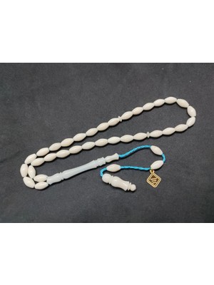 İskeçe Tesbih Iskeçeli̇ Cemi̇l Usta Eseri̇ Çi̇ft Zımpara Çi̇ft Ci̇la  Deve Kemi̇ği̇