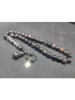 İskeçe Tesbih Iskeçeli̇ Cemi̇l Usta Eseri̇ Imame Hi̇tame Eski̇tme Yapılmış Bufalo Boynuzu