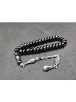 İskeçe Tesbih Şevket Alkan Usta Eseri̇ Alman Gümüş Püskül Kombi̇nli̇  Rus Oltu