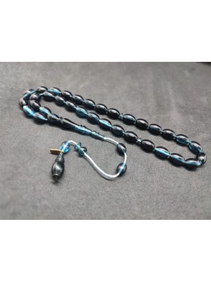 İskeçe Tesbih Ali̇ Küçük Usta Eseri̇ Çi̇ft Kat Ci̇lalı Alman Ateş-I Kehri̇bar