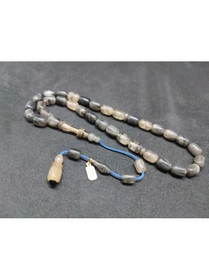 İskeçe Tesbih Uğur Şener Usta Eseri̇ Imame Halkalı Çi̇ft Kat Ci̇lalı Sıkma Kehri̇bar