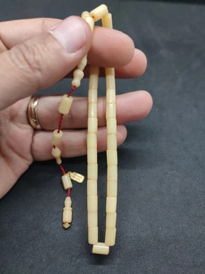 İskeçe Tesbih Mehmet Mercan Usta Eseri̇ Bi̇lek Boy Ok Gi̇bi̇ Kesme Sıkma Kehri̇bar