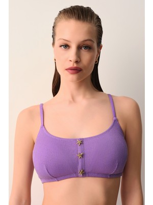 Suwen Mermaid Aksesuarlı Bralet Bikini Üst