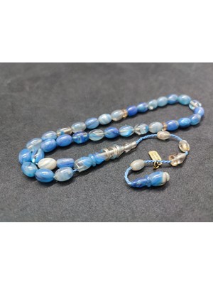 İskeçe Tesbih Serdal Akdeniz Usta Eseri Imame Halkalı El Boy Objeden Katalin Sertifikalı 9577