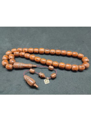 İskeçe Tesbih Hali̇l Hi̇lmi̇ Usta Eseri̇ Nadi̇r Tür Büyük Boy Doğal Kafur Ağacı