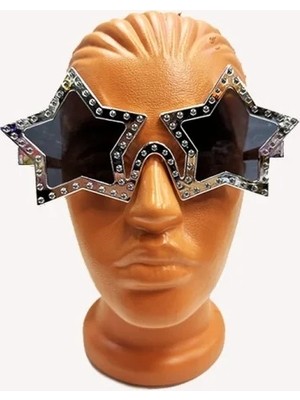 İlk El Grup Ieg™ Gümüş Yıldız Metalize Parti Gözlüğü