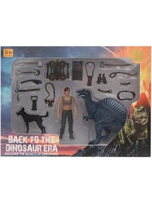 Senka Mey Ithalat® Kadin Fi̇gürlü Di̇nozor Set-Mega