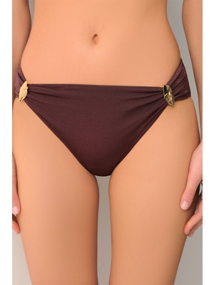Suwen Stary Yanı Aksesuarlı Bikini Alt
