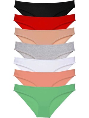 Royaleks 7 Adet Süper Eko Set Likralı Kadın Slip Külot Set 1