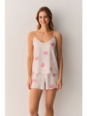 Suwen Orchide Atlet Şort Pijama Takımı