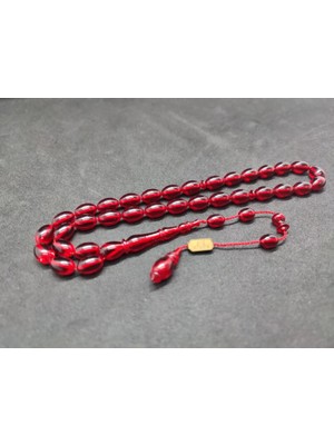 İskeçe Tesbih Ali̇ Küçük Usta Eseri̇ Çi̇ft Kat Ci̇lalı Alman Ateş-I Kehri̇bar