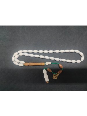 İskeçe Tesbih Hakan Kaya Usta Eseri̇ El Boy Çi̇ft Ci̇lalı Deve Kemi̇ği̇