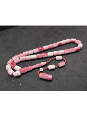 İskeçe Tesbih Şükrü Baba Usta Eseri Çift Zımpara Çift Cilalı Rengin Zirvesi Bir Sıkma Kehribar Sertifikalı 9640