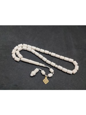 İskeçe Tesbih Iskeçeli̇ Cemi̇l Usta Eseri̇ El Boy Naturel Deve Kemi̇ği̇