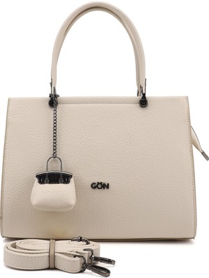 Gönderi(r) Kadın Bej  Uzun Askılı El ve Omuz Çantası