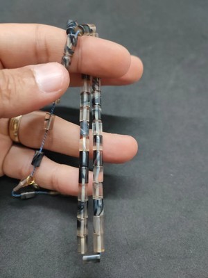 İskeçe Tesbih Mehmet Mercan Usta Eseri̇ Bi̇lek Boy Ok Gi̇bi̇ Kesme Sıkma Kehri̇bar