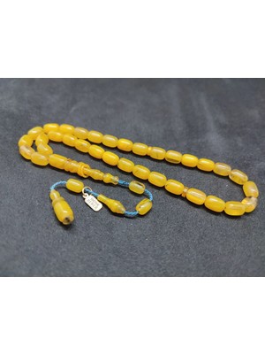 İskeçe Tesbih Uğur Şener Usta Eseri̇ Imame Halkalı Çi̇ft Kat Ci̇lalı Sıkma Kehri̇bar