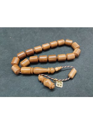 İskeçe Tesbih Halil Hilmi Usta Eseri̇ Naturel Maskot Kuka Sertifikalı 9669