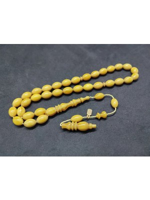 İskeçe Tesbih Mehmet Mercan Usta Eseri̇ Çi̇ft Kat Ci̇lalı Alman Sıkma Kehri̇bar