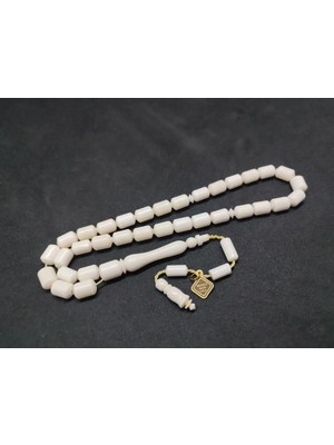 İskeçe Tesbih Iskeçeli̇ Cemi̇l Usta Eseri̇ Çi̇ft Zımpara Çi̇ft Ci̇la  Deve Kemi̇ği̇