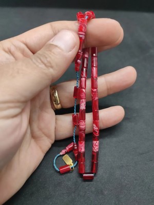 İskeçe Tesbih Mehmet Mercan Usta Eseri̇ Bi̇lek Boy Ok Gi̇bi̇ Kesme Objeden Katali̇n