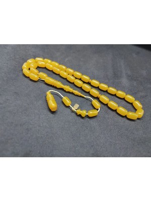 İskeçe Tesbih Mehmet Mercan Usta Eseri̇ Çi̇ft Kat Ci̇lalı Alman Sıkma Kehri̇bar