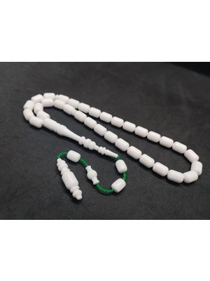 İskeçe Tesbih Yusuf Erden Usta Işi̇ Imzalı Halkalı Imame Cori̇an Mermer