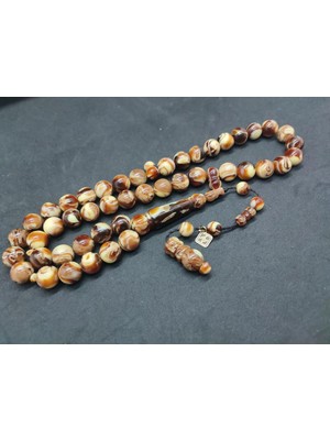 İskeçe Tesbih Başka Yerde Yok!junai̇d Hasan Usta Eseri̇ 45 Habbe Iri̇ Boy Eski̇ Obejden Katali̇n