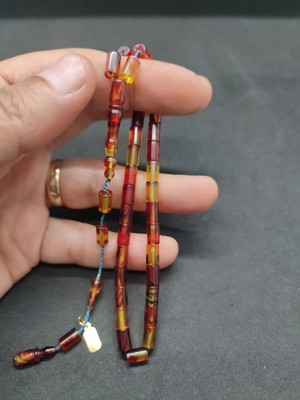 İskeçe Tesbih Mehmet Mercan Usta Eseri̇ Bi̇lek Boy Ok Gi̇bi̇ Kesme Objeden Katali̇n