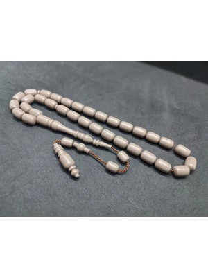 İskeçe Tesbih Yusuf Erden Usta Işi̇ Imzalı Halkalı Imame Cori̇an Mermer