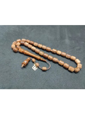 İskeçe Tesbih Hakan Kaya Usta Eseri̇ El Boy Naturel Kuka