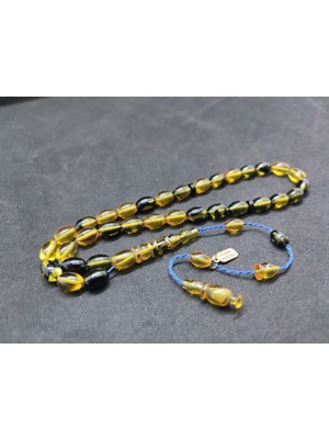 İskeçe Tesbih Serdal Akdeniz Usta Eseri Imame Halkalı El Boy Sıkma Kehribar Sertifikalı 9581