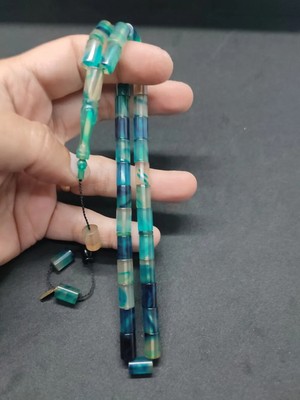 İskeçe Tesbih Uğur Şener Usta Eseri̇ 0.6 Şeffaf Deli̇m Çi̇ft Kat Ci̇lalı Ok Gi̇bi̇ Sıkma Kehri̇bar