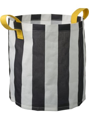 IKEA Nıcky Siyah-Beyaz Saklama Çantası