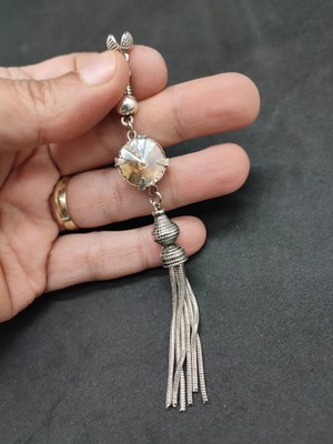 İskeçe Tesbih 475 Ayar Gümüş Tesbi̇h Püskülü