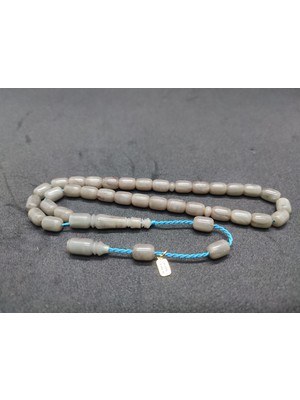 İskeçe Tesbih Uğur Şener Usta Eseri El Boy Çift Zımpara Çift Cilalı Sıkma Kehribar Sertifikalı 9525