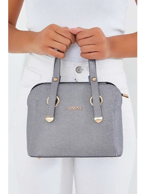 Armine Kadın El & Omuz Çantası 364 Gümüş