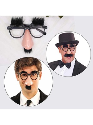 Senka Mey Ithalat® Eğlenceli Kılık Değiştirme Kaş Bıyık Mizah Gözlüğü 9X13 cm