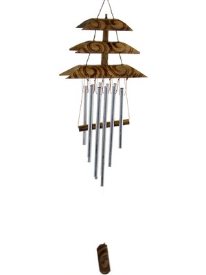 Oska Global Bambu Metal Çanlı Rüzgar Çanı